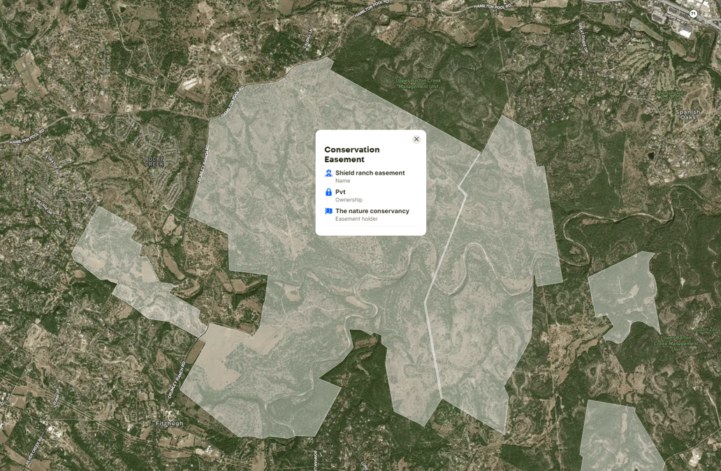 Conservation Easements Overlay Conservation Easements Overlay