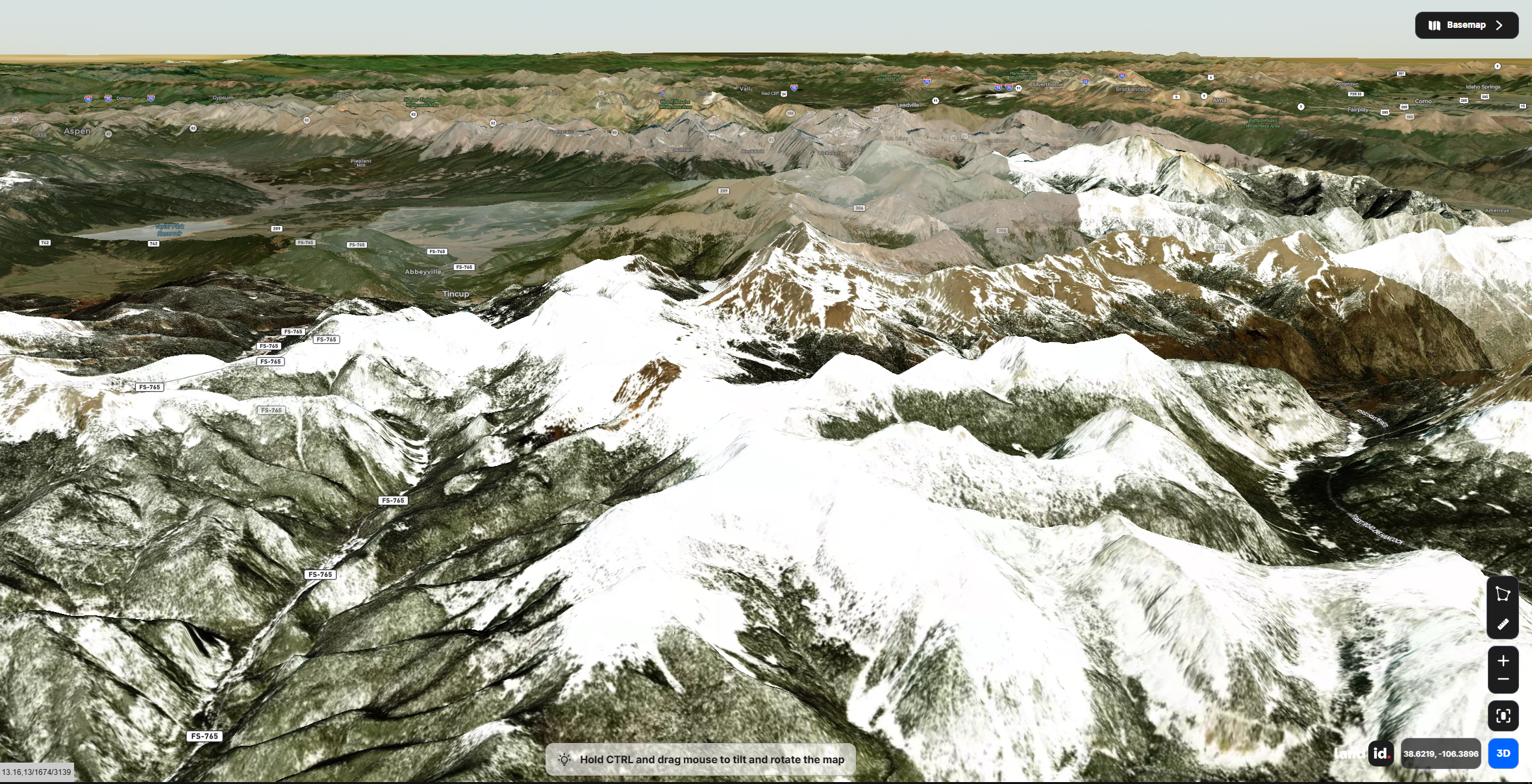 Visualize maps in 3D